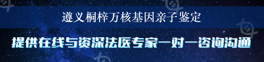 遵义桐梓万核基因亲子鉴定